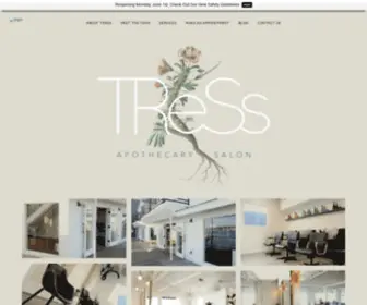 Tressapothecaryandsalon.com(The Ultimate Hair Escape in Southern California) Screenshot