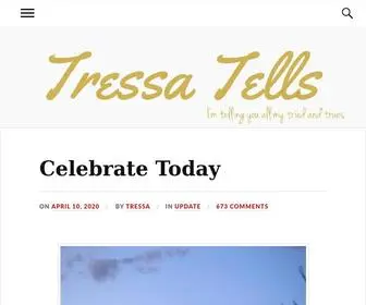 Tressatells.com(Tressa Tells) Screenshot