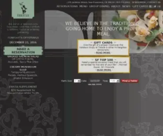 Trestlesf.com(We serve a delicious prix fixe meal) Screenshot