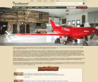 Trestlewood.com(Reclaimed wood) Screenshot