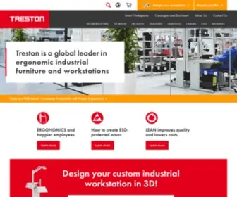 Treston.com(We create workspaces for people) Screenshot