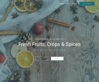 Tresunum.com(Exporters & Importers of Fresh Fruits) Screenshot