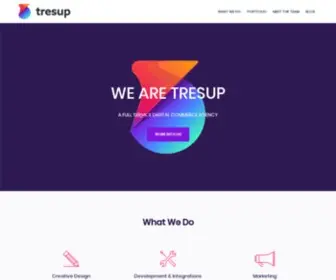 Tresup.com(Miami Full Service Digital Commerce Agency) Screenshot