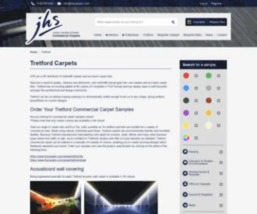 Tretfordcarpets.co.uk(Tretford Cord Carpet and Commercial Carpet Tiles UK) Screenshot