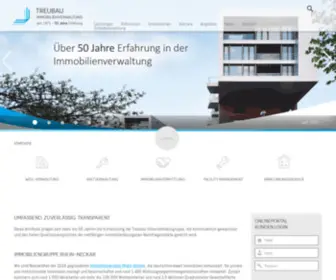 Treubau.de(Startseite) Screenshot