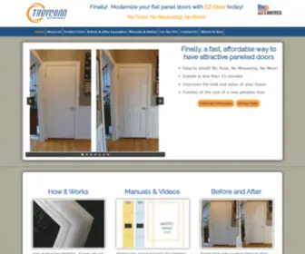 TrevConn.com(Paneled Door Products Add Panels to your doors) Screenshot