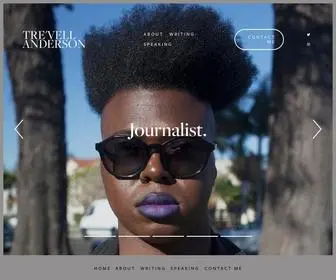 Trevellanderson.com(Tre'vell Anderson) Screenshot