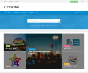 Trevental.com(International Trade Shows) Screenshot