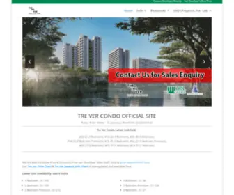 Trever-Condo.com.sg(TRE VER CONDO Official Site) Screenshot