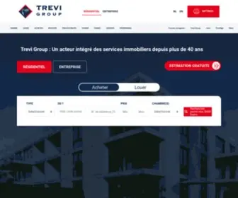 Trevi.be(Agences immobilières) Screenshot