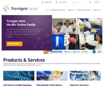 Trevigen.com(Home) Screenshot