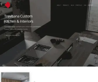 Trevisanakitchens.com(Trevisana Kitchens + Interiors) Screenshot