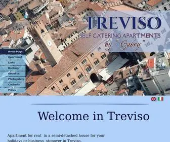 Trevisoapartments.com(Self catering apartments for holidays rent in Treviso) Screenshot