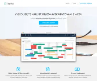 Trevlix.cz(Zkuste zdarma online rezervace ubytování) Screenshot
