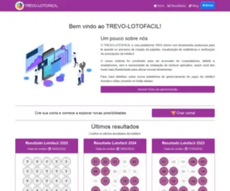 Trevo-Lotofacil.com.br(Trevo Lotofacil) Screenshot