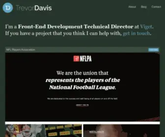 Trevordavis.net(Trevor Davis) Screenshot