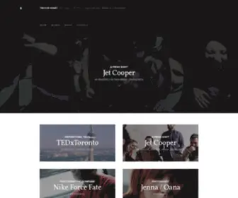 Trevorhenry.ca(Art director) Screenshot