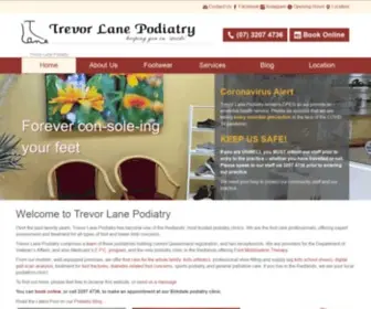 Trevorlanepodiatry.com.au(Our Redlands Podiatry Clinic) Screenshot