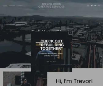 Trevorodom.com(Trevor Odom Creative Services) Screenshot