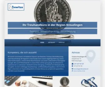 Trewitax-Kreuzlingen.ch(Ihr Treuhandbüro in der Region Kreuzlingen Treuhand) Screenshot