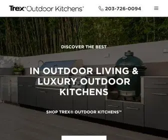 Trex-Outdoorkitchens.com(Luxury Stainless Steel Outdoor Kitchen l Trex Outdoor Kitchens) Screenshot