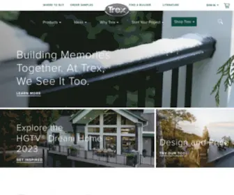 Trex.com(Composite Decking) Screenshot