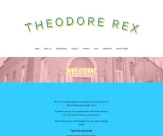 Trexhouston.com(Theodore Rex) Screenshot