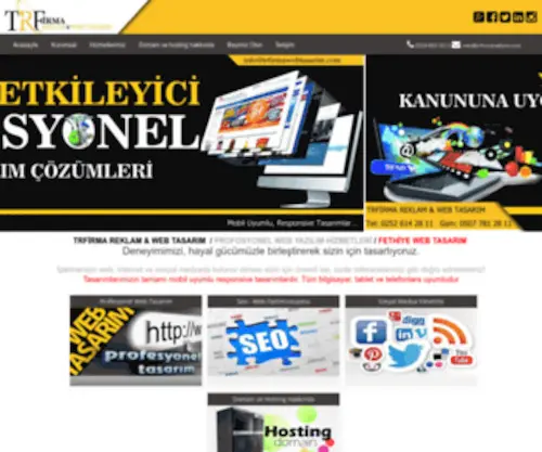 Trfirmawebtasarim.com(Trfirma web tasarım) Screenshot