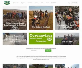 TRF.org.uk(The Trail Riders Fellowship) Screenshot