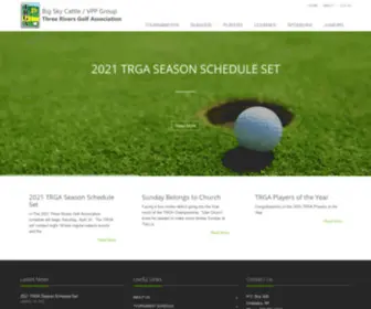 Trgagolf.com(Three Rivers Golf Association) Screenshot