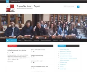 Trgovacka-Skola.hr(Trgovačka škola) Screenshot