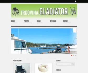 Trgovina-Gladiator.si(TRGOVINA GLADIATOR) Screenshot