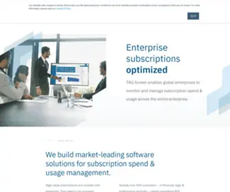 TRGRP.com(Enterprise Subscription Management Optimized) Screenshot