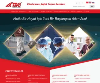 TRgturizm.com.tr(TRG Sağlık Turizmi) Screenshot