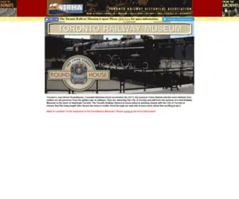 Trha.ca(Toronto Railway Historical Association) Screenshot