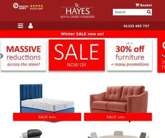 Trhayes.co.uk(TR Hayes Ltd (Bath's largest furniture) Screenshot