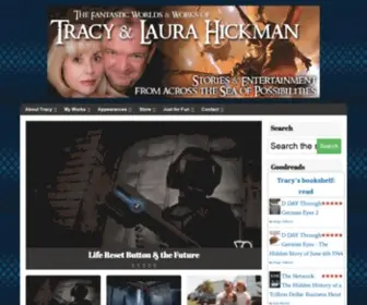 Trhickman.com(Tracy Hickman) Screenshot