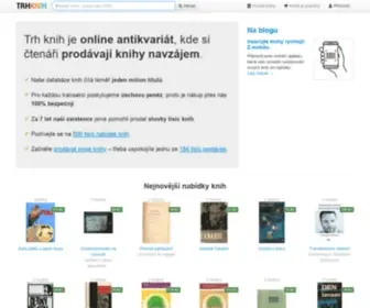 TRHknih.cz(Online antikvariát) Screenshot