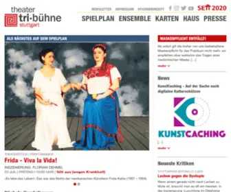 Tri-Buehne.de(Bühne Stuttgart) Screenshot