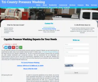 Tri-Countywashing.com(Tri-County Pressure Washing) Screenshot