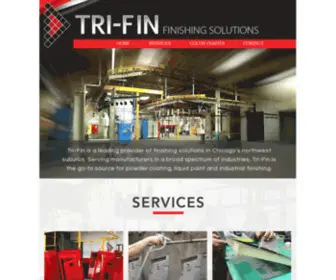 Tri-Fin.com(Tri-Fin Finishing Solitions) Screenshot