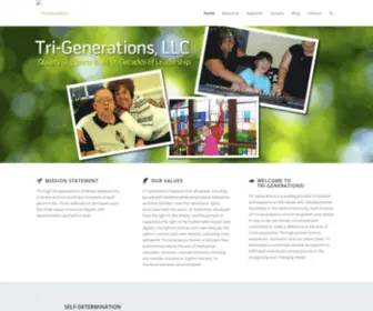 Tri-Generations.org(Quality Supports Built on Decades of Leadership) Screenshot