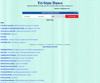 Tri-Statedance.com(Ballroom) Screenshot