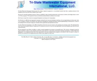 Tri-Statewastewaterequipment.com(Tri-State Wasterwater Equipment International, LLC) Screenshot