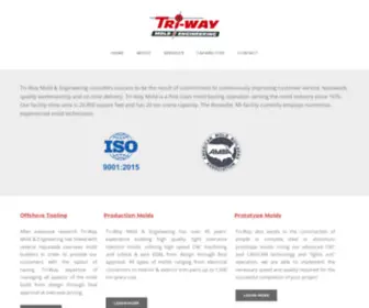 Tri-Waymold.com(Tri-Way Mold & Engineering) Screenshot