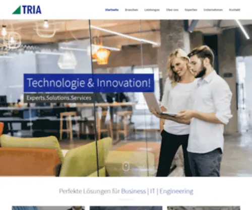 Tria-Partner.de(TEMPTON Personaldienstleistungen GmbH) Screenshot