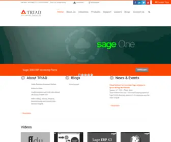 Triad.qa(Expert Sage Partners in Qatar with VAT Compliance in Qatar) Screenshot