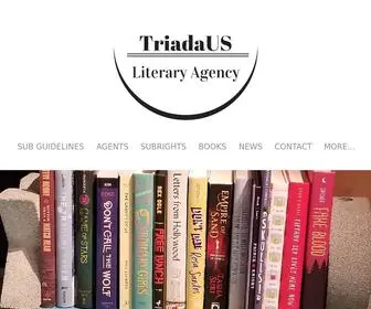 Triadaus.com(TRIADA US LITERARY AGENCY) Screenshot