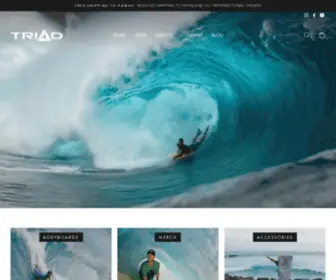 Triadbodyboards.com(Triad Bodyboards) Screenshot