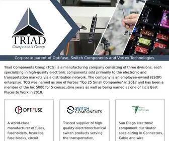 Triadcomponentsgroup.com(Triad Components Group) Screenshot